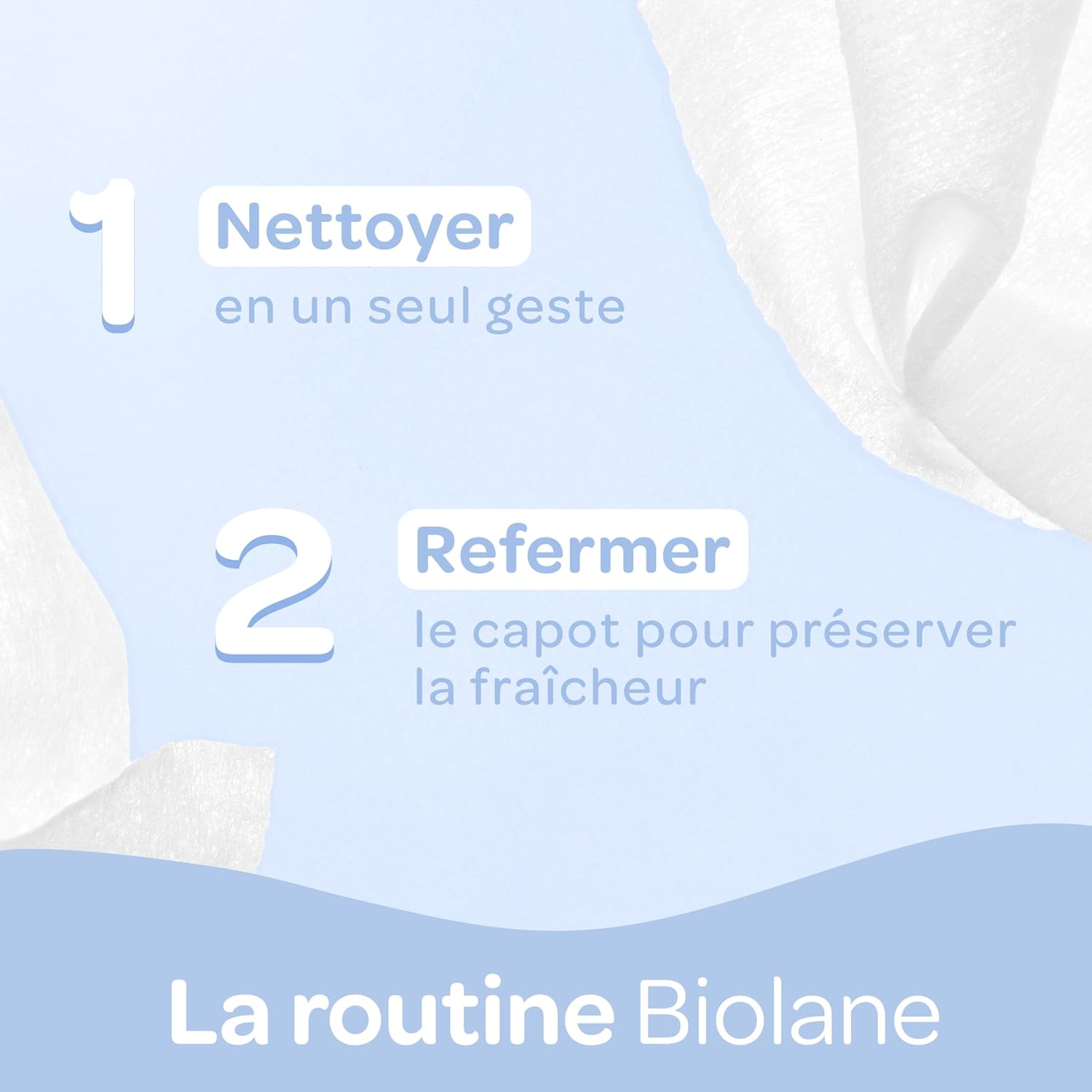Biolane - Lingettes bébé série 3x75 - 225 pièces - douce, sans rinçage