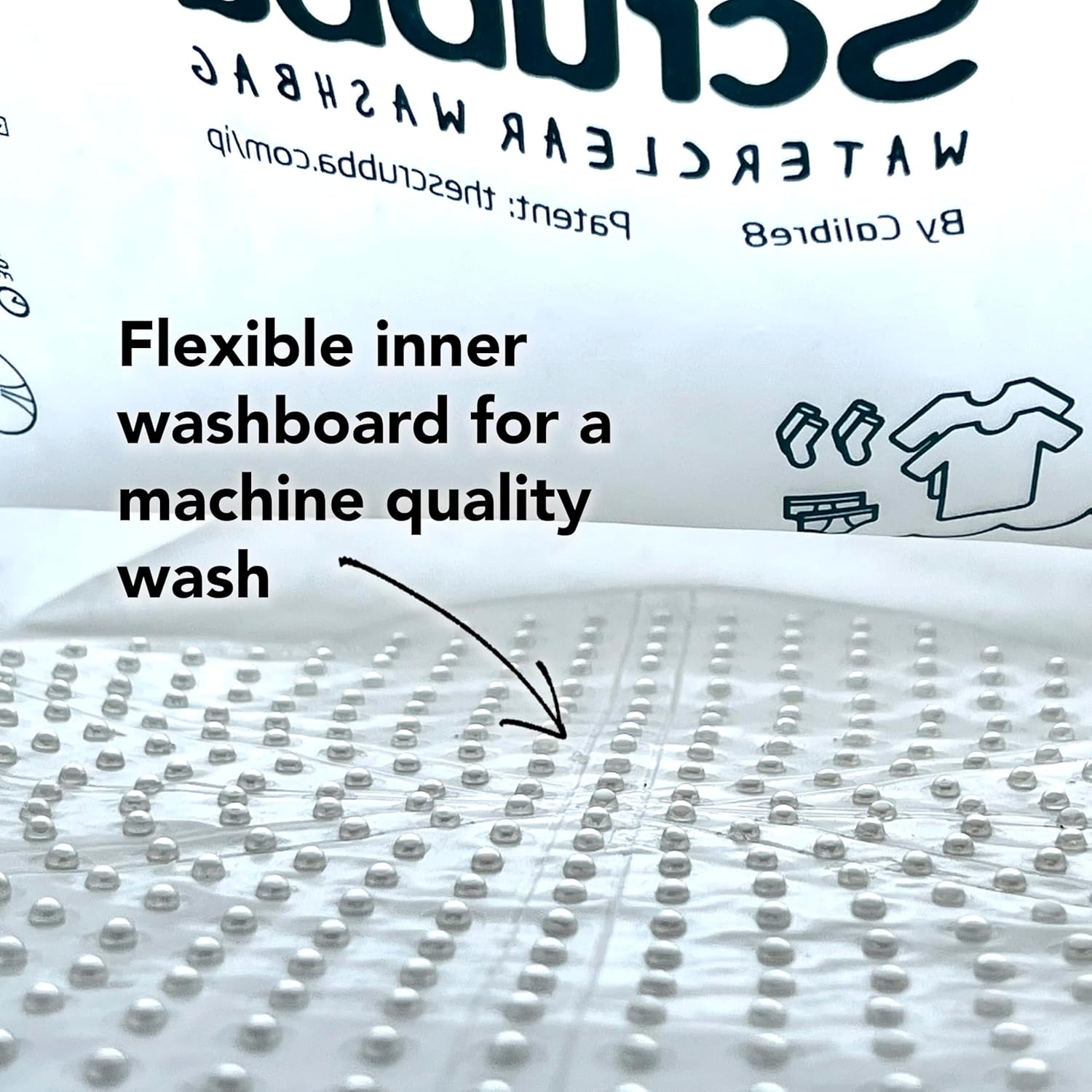 Scrubba - Sac de lavage portable léger, grande ouverture, 195g