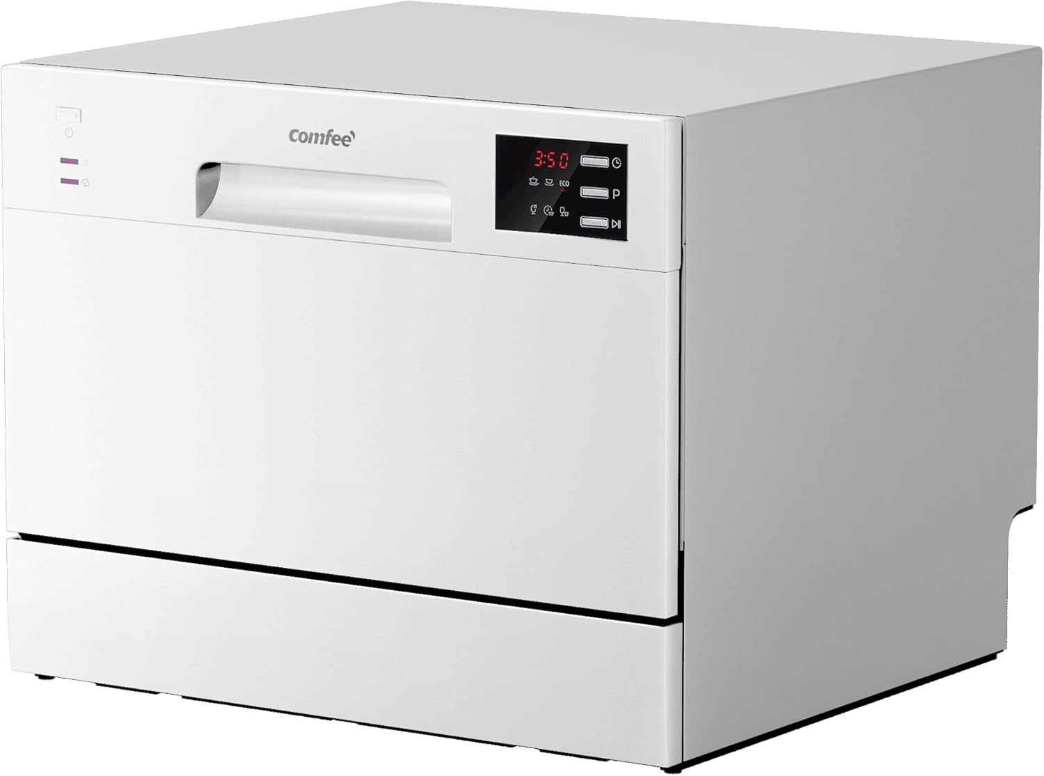 COMFEE' - lave-vaisselle compact, écran LED, 6,5L, 47 dB - TD602E-W