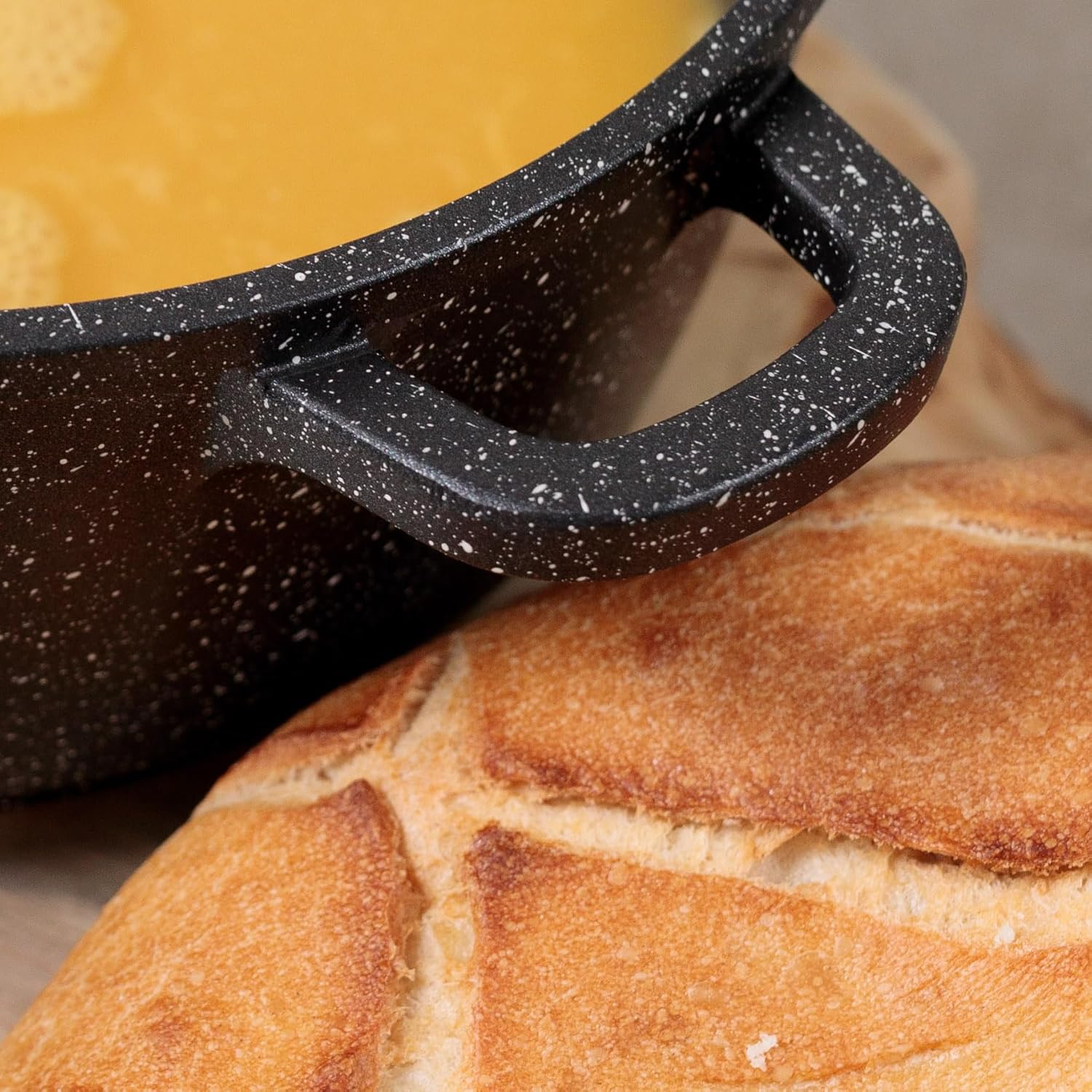 Kamberg - faitout en fonte d'aluminium 40 cm, revêtement pierre, tous feux, 0008036