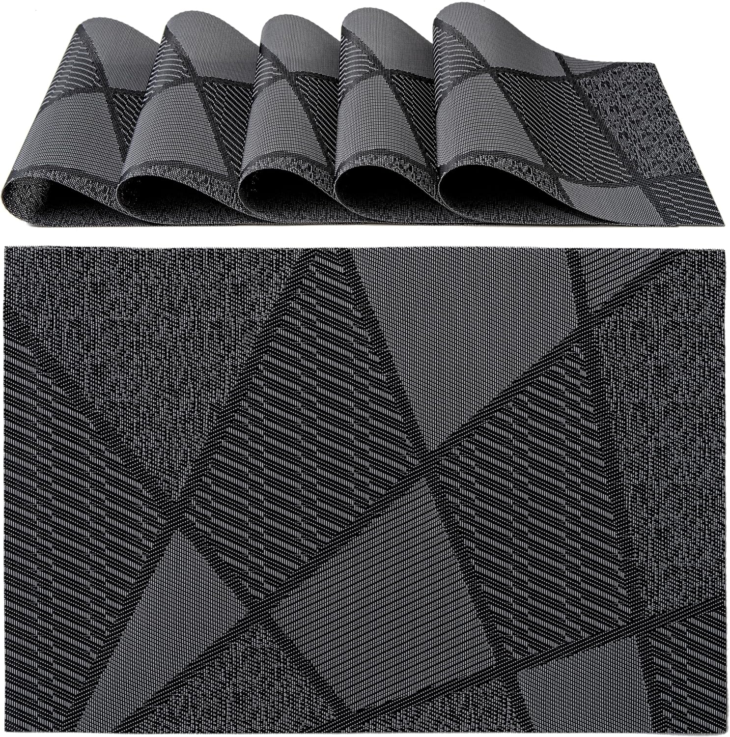 IPEA - sets de table - 45x30cm - lavable, antidérapant, résistant chaleur