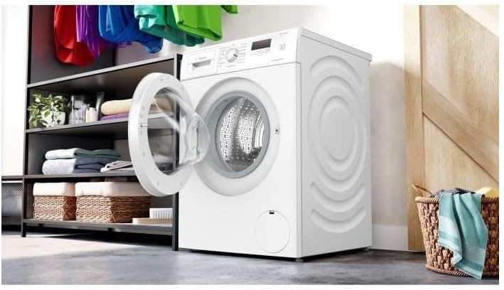 Bosch - Série 2 lave-linge 7kg, 1400trs/min, blanc, EcoSilence - WGE02406FR