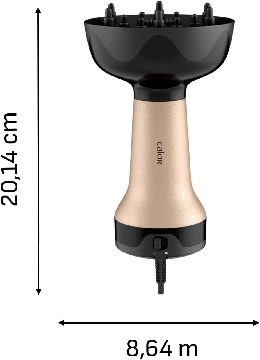 Calor - Curl Harmony - Sèche-cheveux diffuseur 3-en-1, cheveux bouclés, redefine et sublime - CV7D30C0