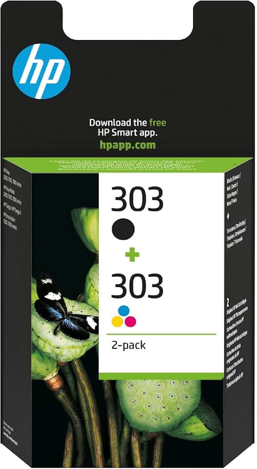 HP - Encre 303 - pack 2 cartouches - noir et couleur – 3YM92AE