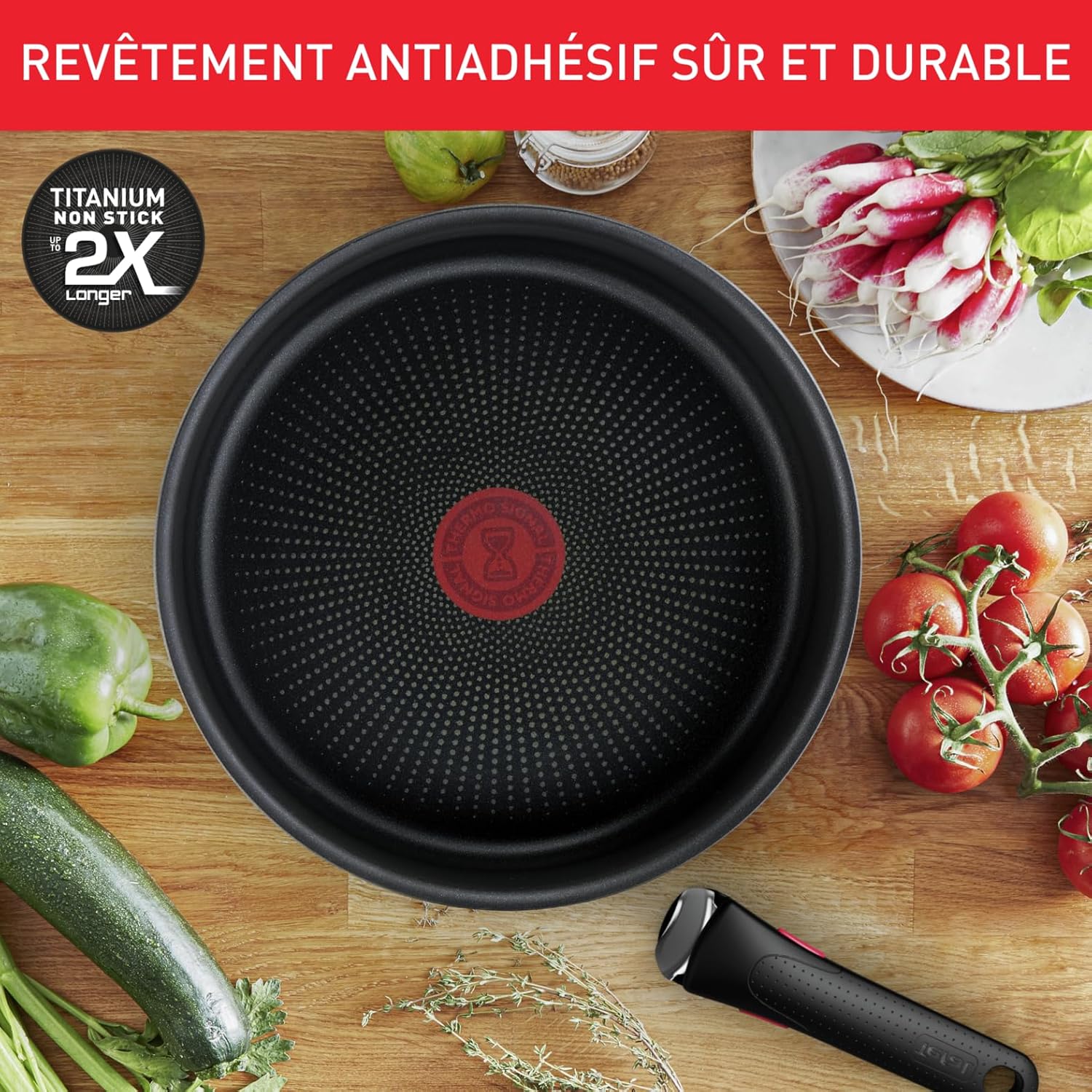 Tefal - Ingenio Emotion batterie cuisine 10pcs inox induction - L8971S04