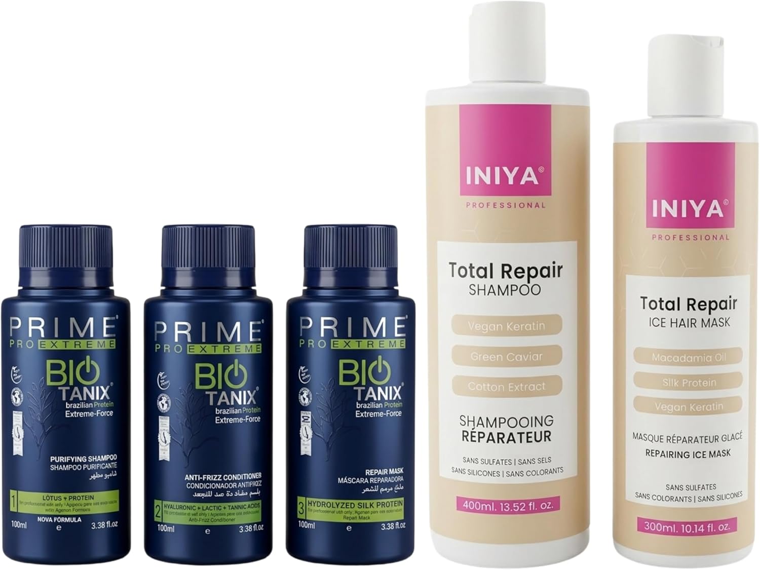 Prime Pro Extreme - Bio Tanix Kit 3x100ml - lissage tanin - BTK3100