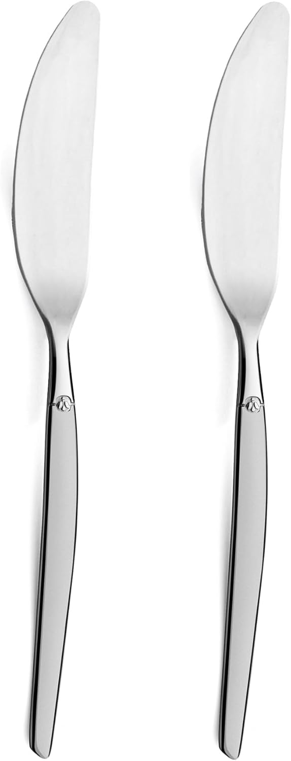 Lou Laguiole - Jet - tartineurs inox 18/0 sablés - 167 mm – Lot de 2