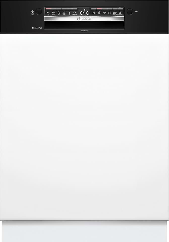 Bosch - Série 4 lave-vaisselle encastrable 60cm noir, connectivité Smart SMI4HCB07E