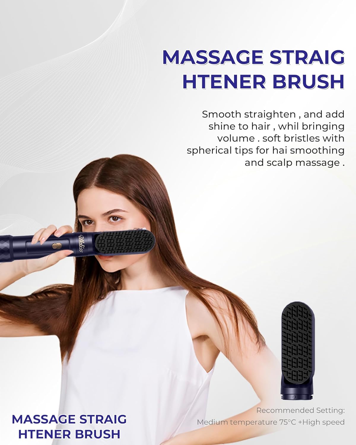 UKLISS - Air Styler 6 en 1 - brushing ionique, boucleur, lisseur