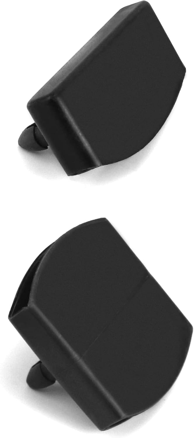 QWORK - 36 pcs capuchons et supports centraux - 5,5x0,9cm - remplacement plastique pour lattes