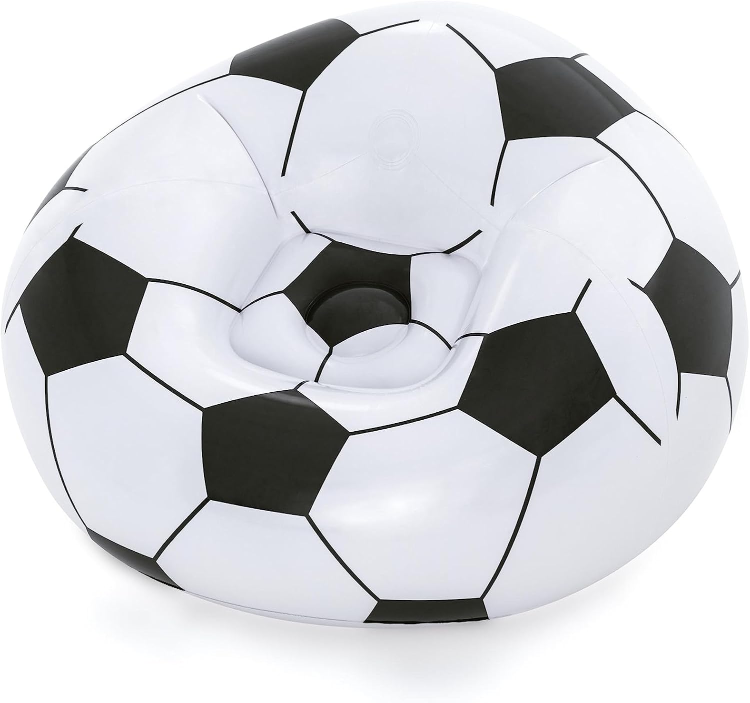 Bestway - fauteuil gonflable ballon foot - 114x112x66 cm - confortable - 75010