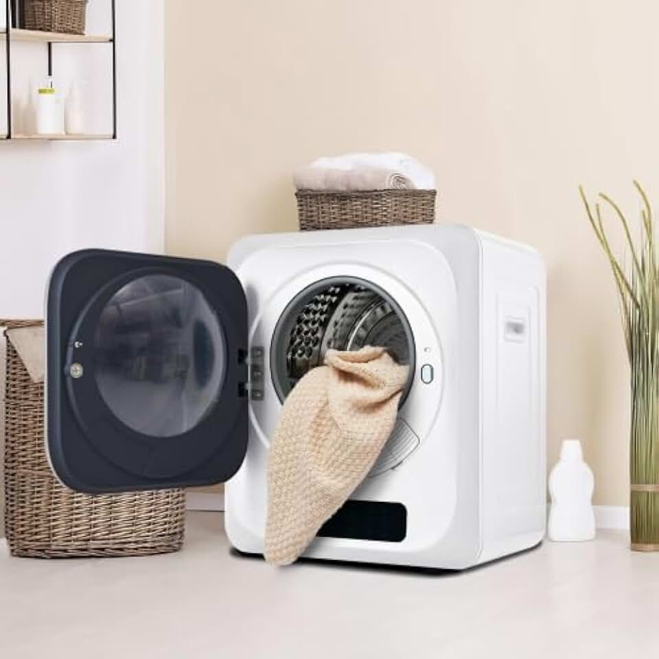 Sèche-linge inox mural, 4kg, 850W, UV, LED, 60dB, 6 programmes