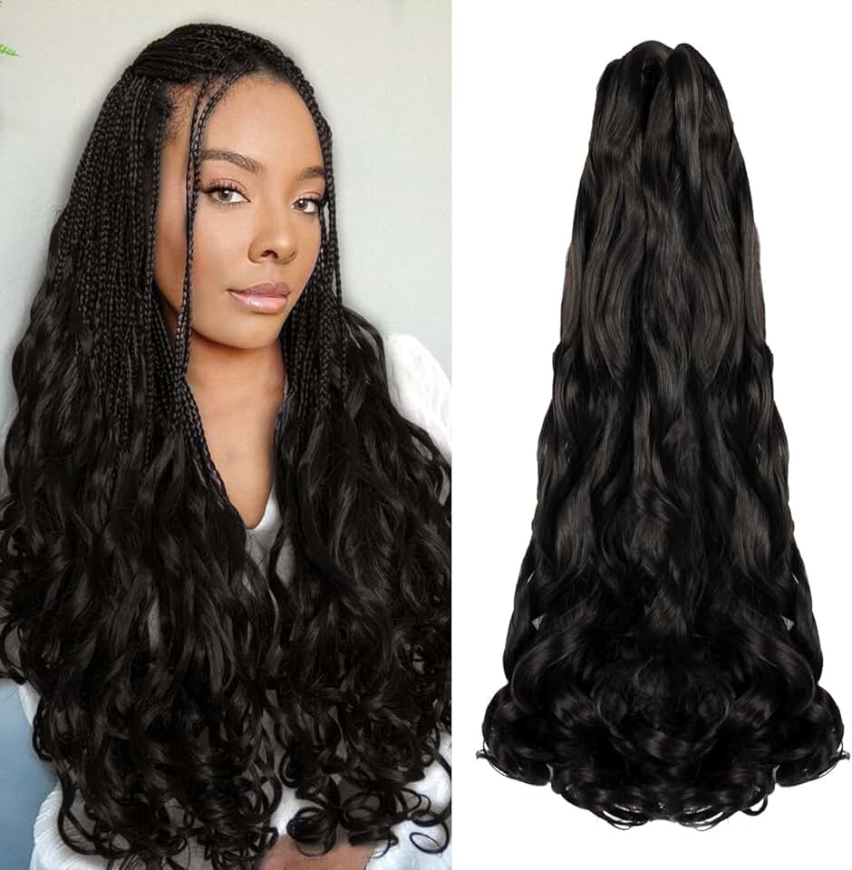 Enbeautiful - French Curl Braiding Hair 24