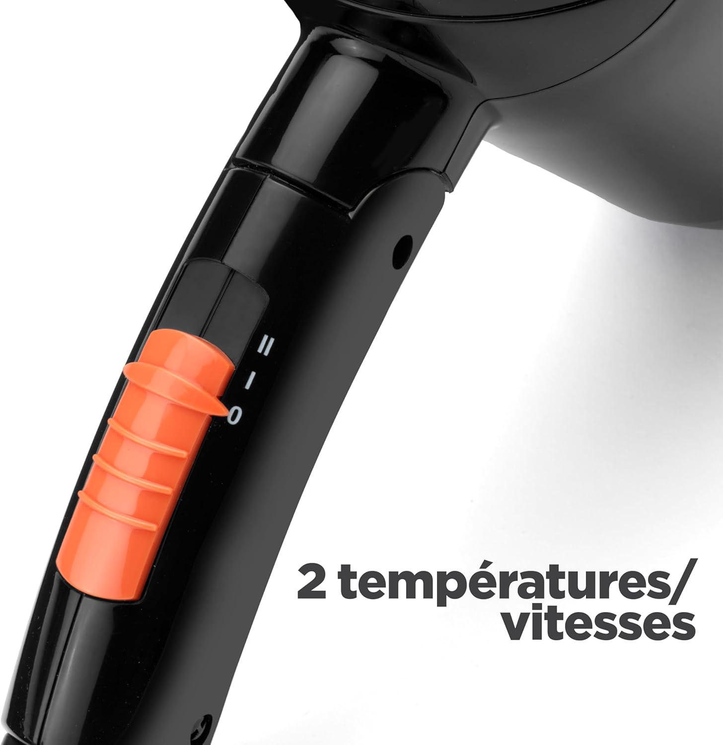 BaByliss - sèche-cheveux pliable de voyage - léger 2000W, bi-voltage, 2 vitesses/températures - 5344E