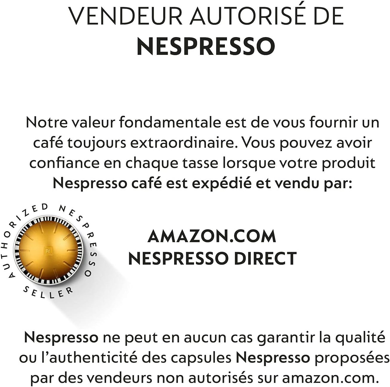 Nespresso - Vertuo Voltesso - 40ml espresso capsules - 100 unités
