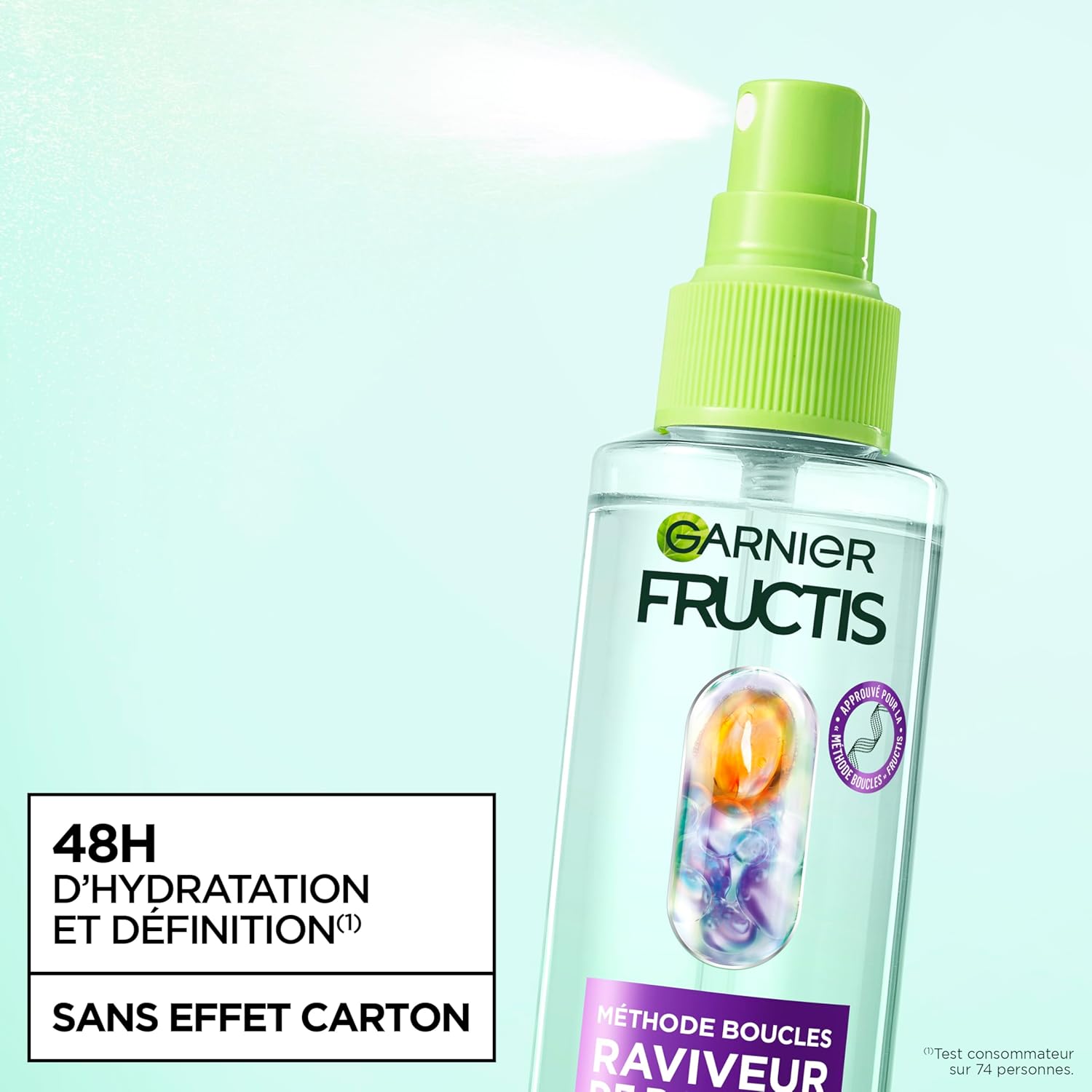 Garnier - Fructis Méthode Boucles - 3 produits - acide hyaluronique, karité, soin boucles