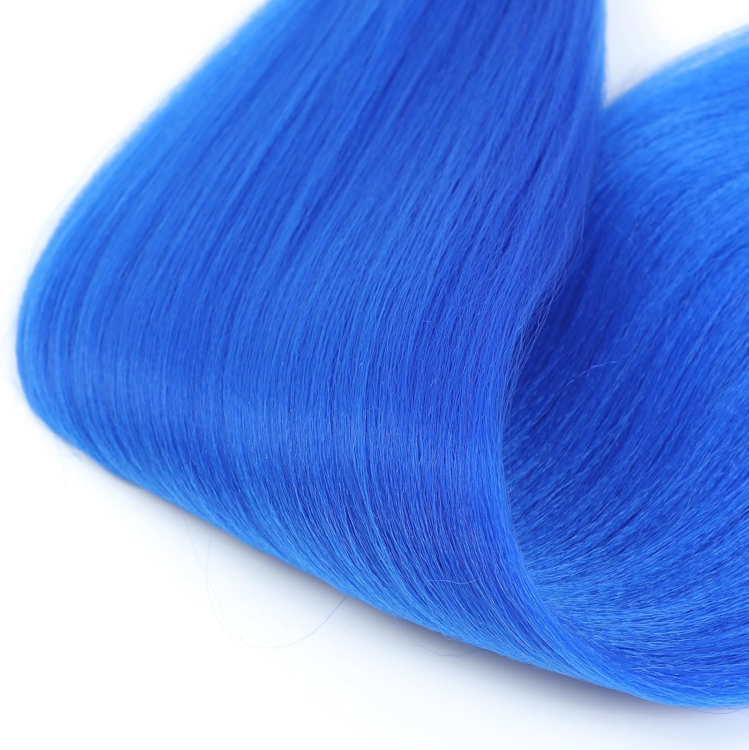 Rajout cheveux tressés pré-étirés bleu 30