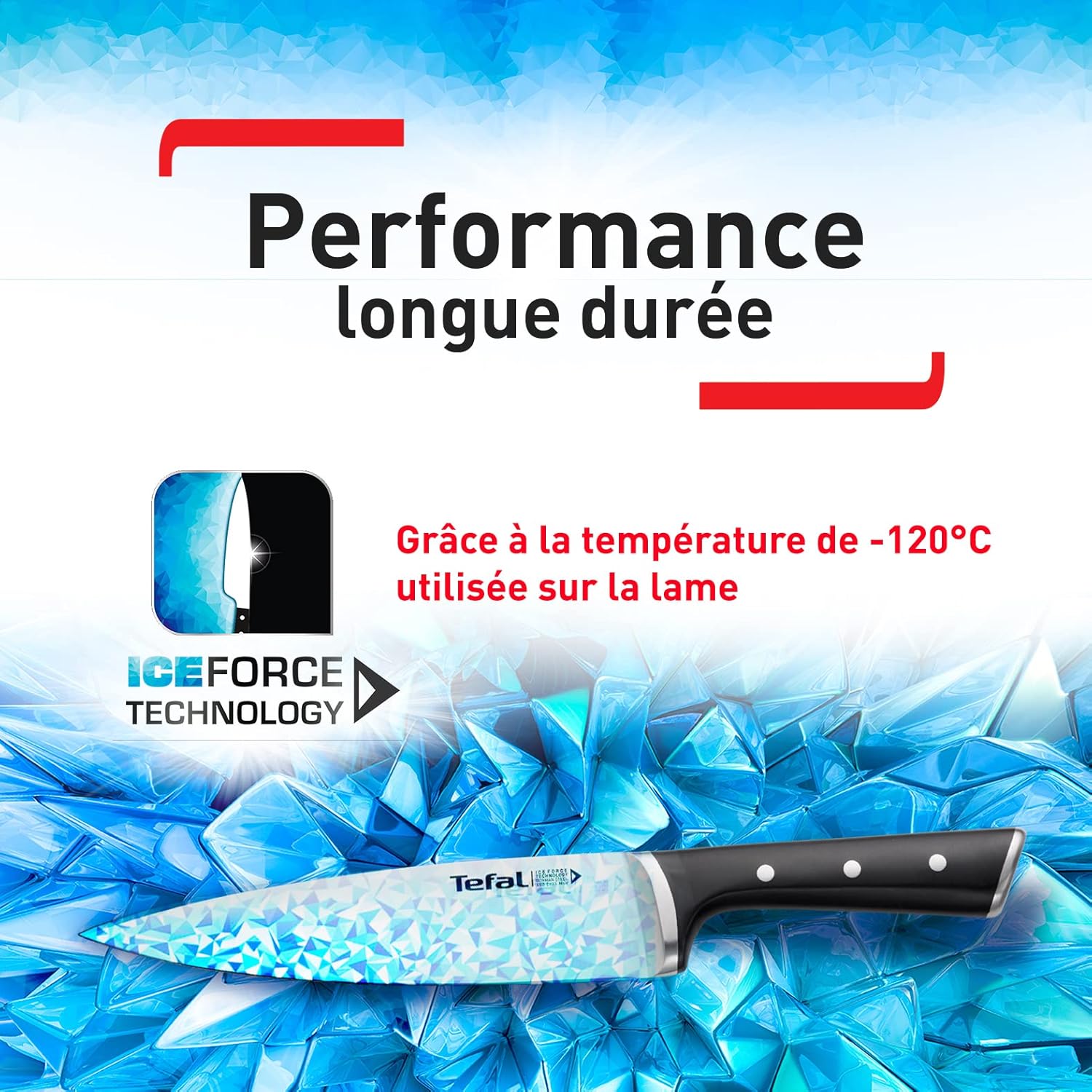 Tefal – Ice Force – 9 cm – couteau éplucheur inox, coupe durable K2320514