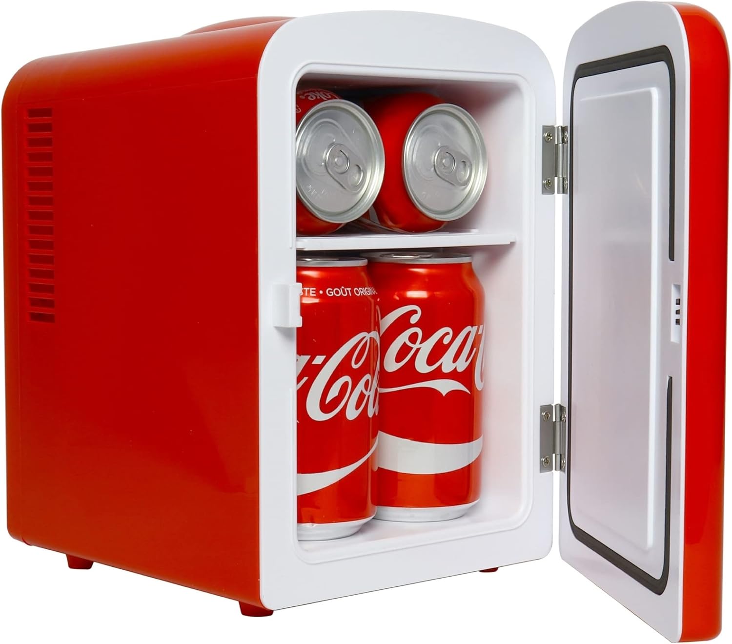 Coca-Cola - Mini Frigo 4L - compact, portable, 6 canettes, rouge