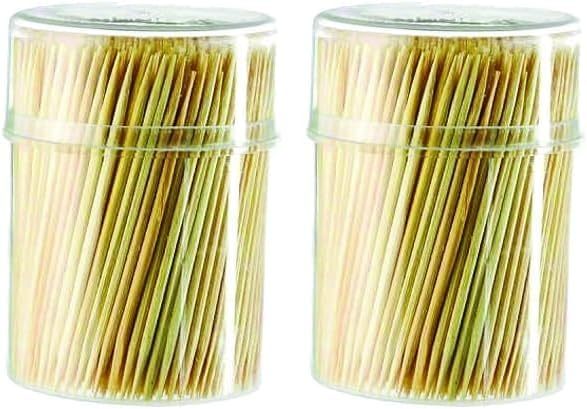 Cure-dents bois - lot de 2x400 pièces - usage quotidien, apéro