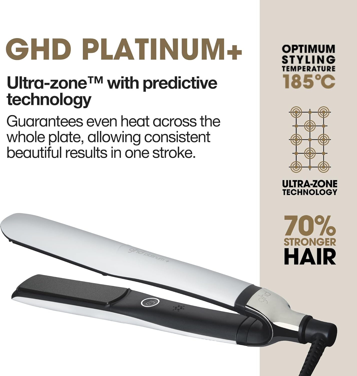 ghd - Platinum+ - lisseur professionnel - brillance et protection