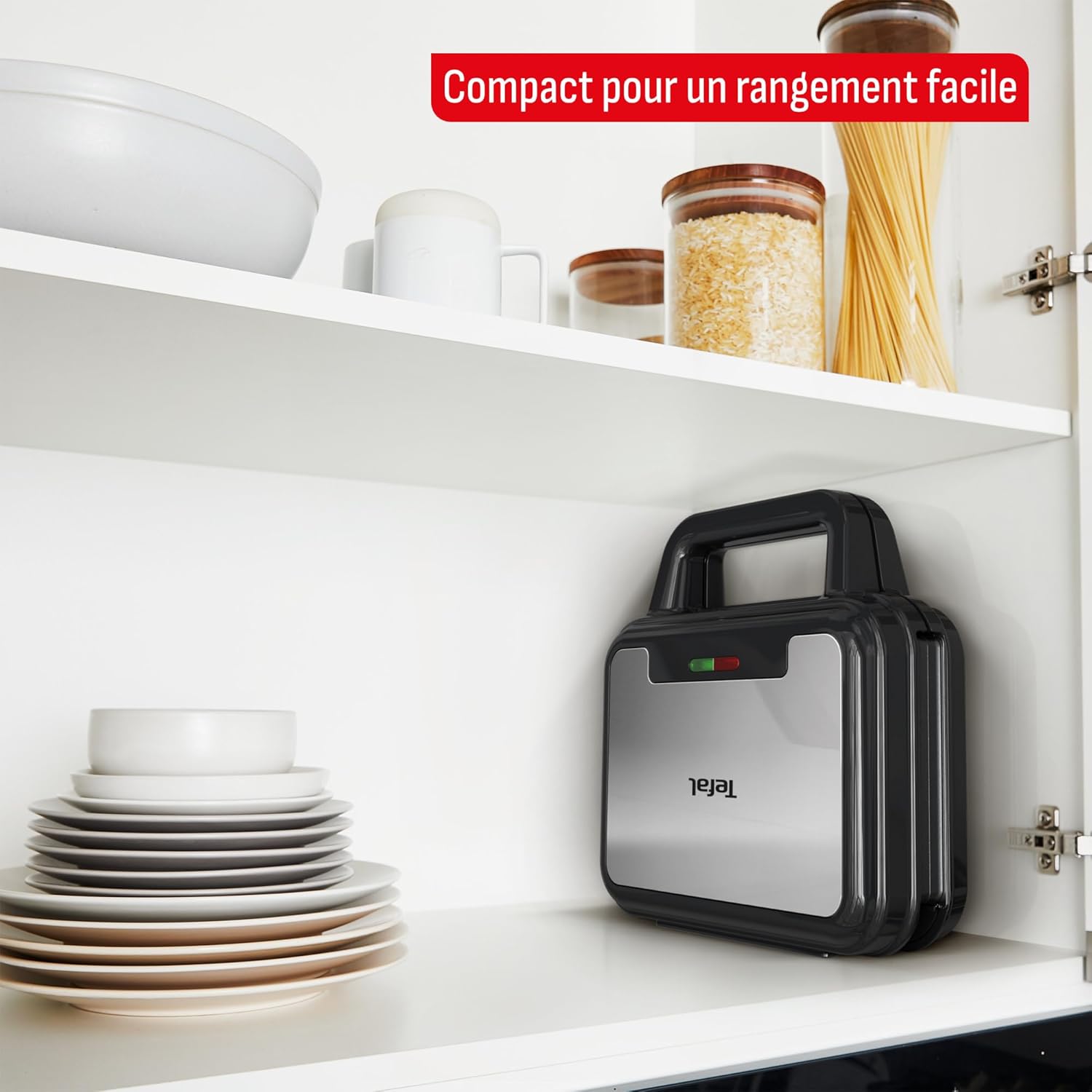 Tefal - UltraCompact 3-en-1 - compact - gaufres, sandwichs, paninis, 700W - SW383D10
