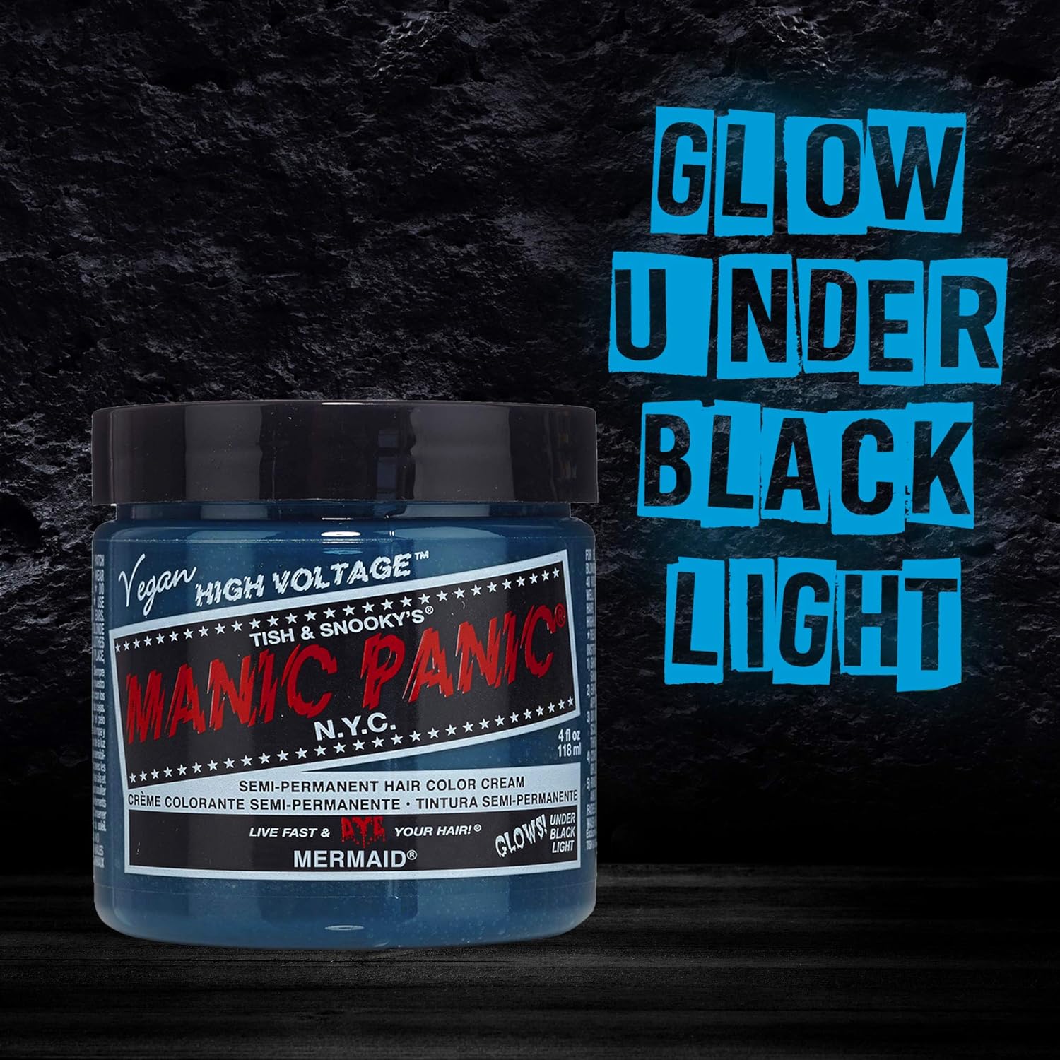 Manic Panic - Classic Semi-Permanent 118ml - Couleur Mermaid, tenue longue