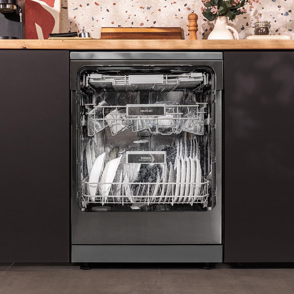 Cecotec - Bolero Aguazero 6200 - 60 cm - 14 couverts, 6 programmes