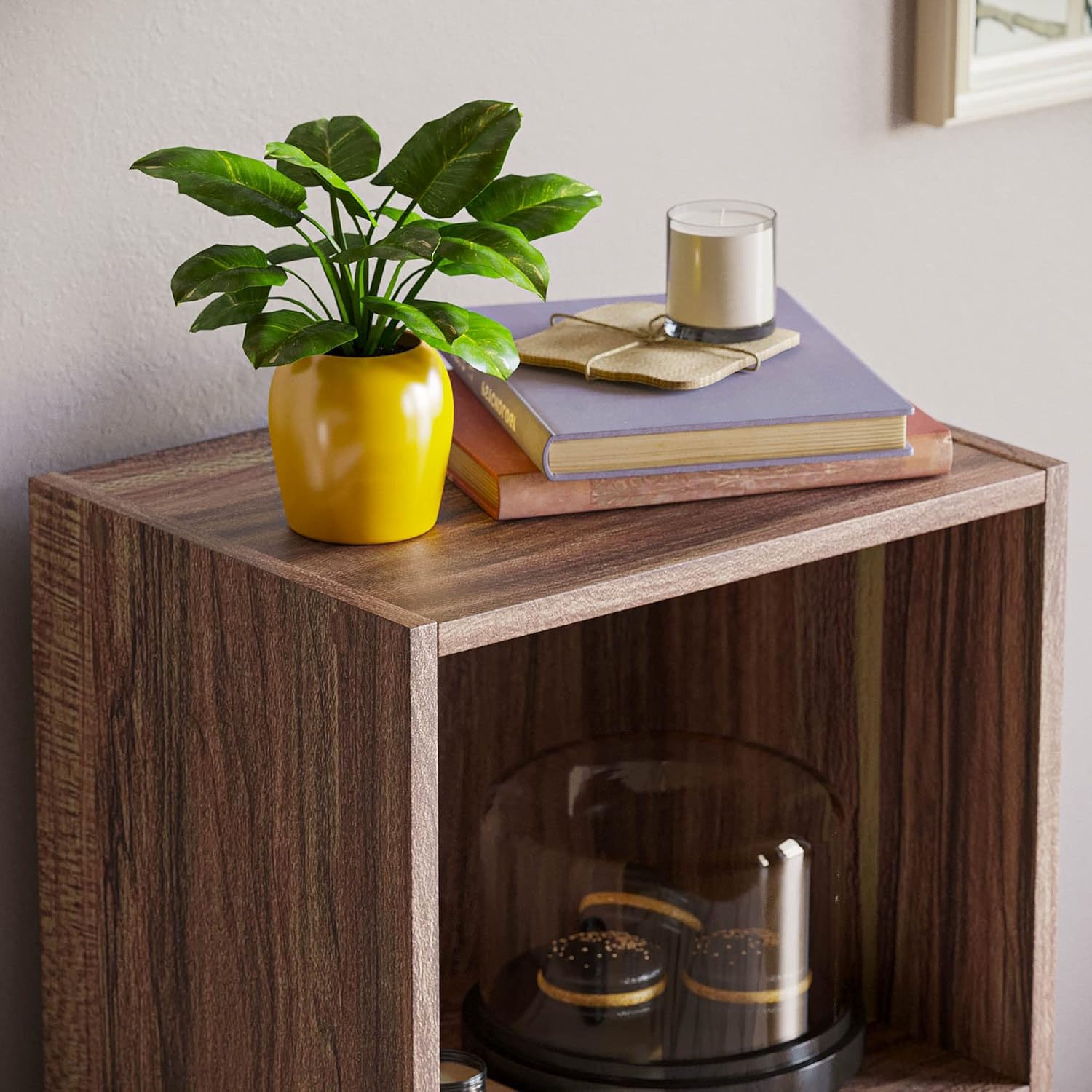 Vida Designs - Oxford 3 niveaux - H80xW32xD24cm - bibliothèque moderne compacte