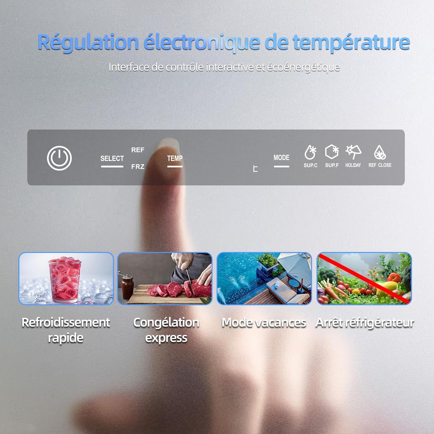 Magictec - réfrigérateur encastrable 178 cm - 236L, no frost, 2 portes, classe D