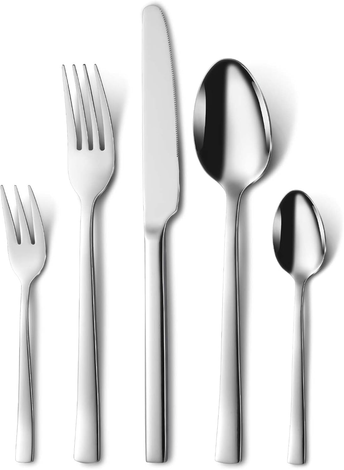 Hunnycook - Set de couverts 30 pièces - inox, poli miroir, 6 personnes