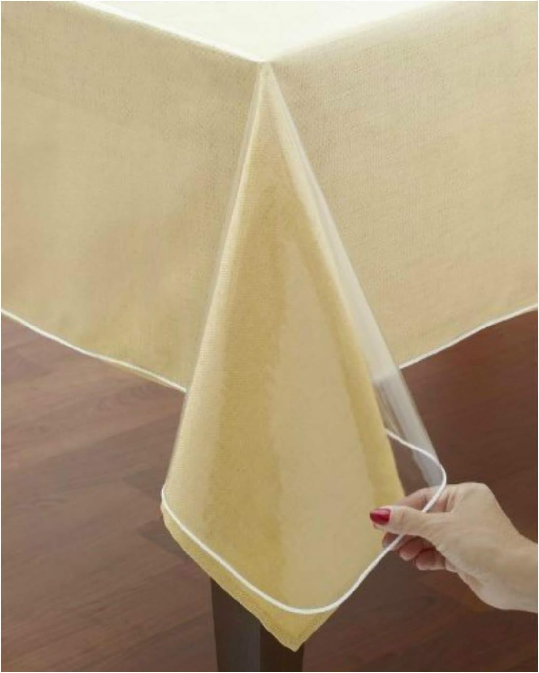 VITA PERFETTA - nappe PVC ronde - 140 cm - protection transparente