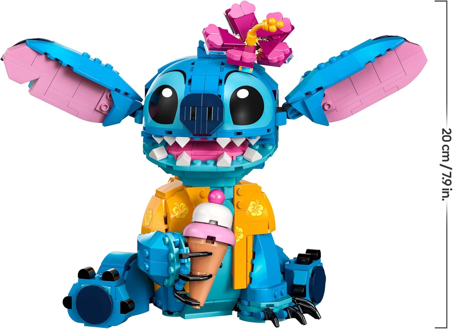 LEGO - Disney Stitch - figurine à exposer, accessoires, 43249