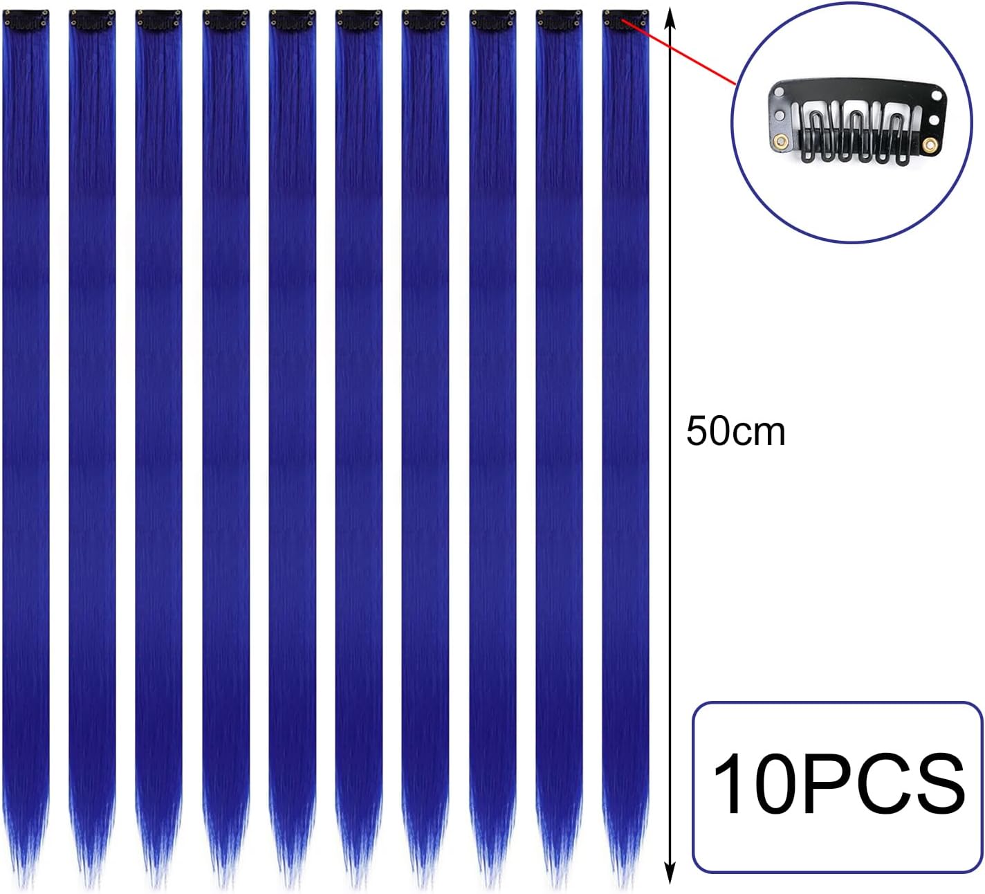 Extensions à clip - raides 22