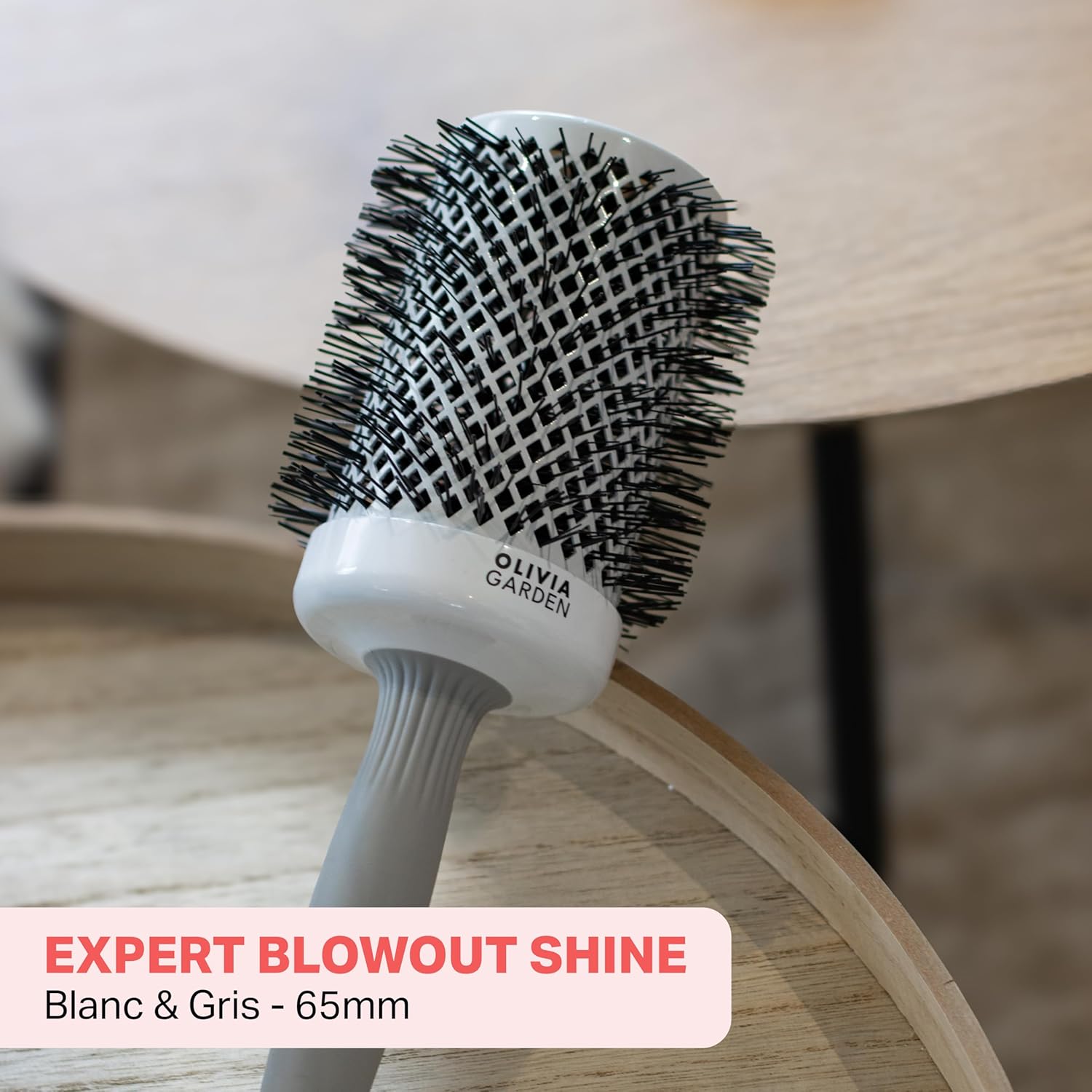 Olivia Garden - Expert Blowout Shine - ronde céramique - brushing antistatique et sans frisottis