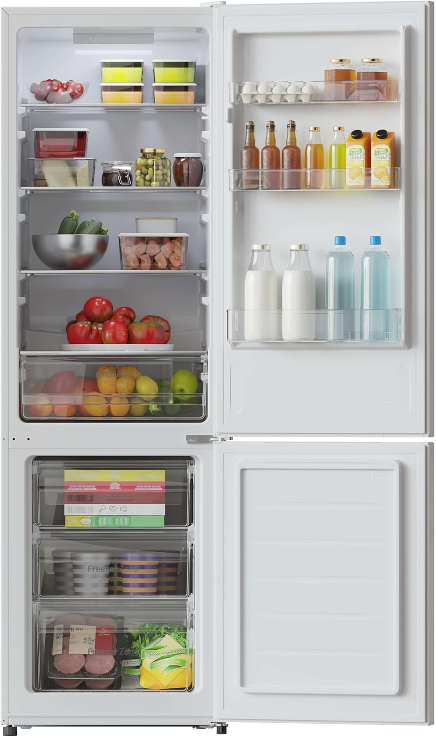 Cecotec - Bolero CoolMarket Combi - 262L - classe E, LED, verre, contrôle électronique