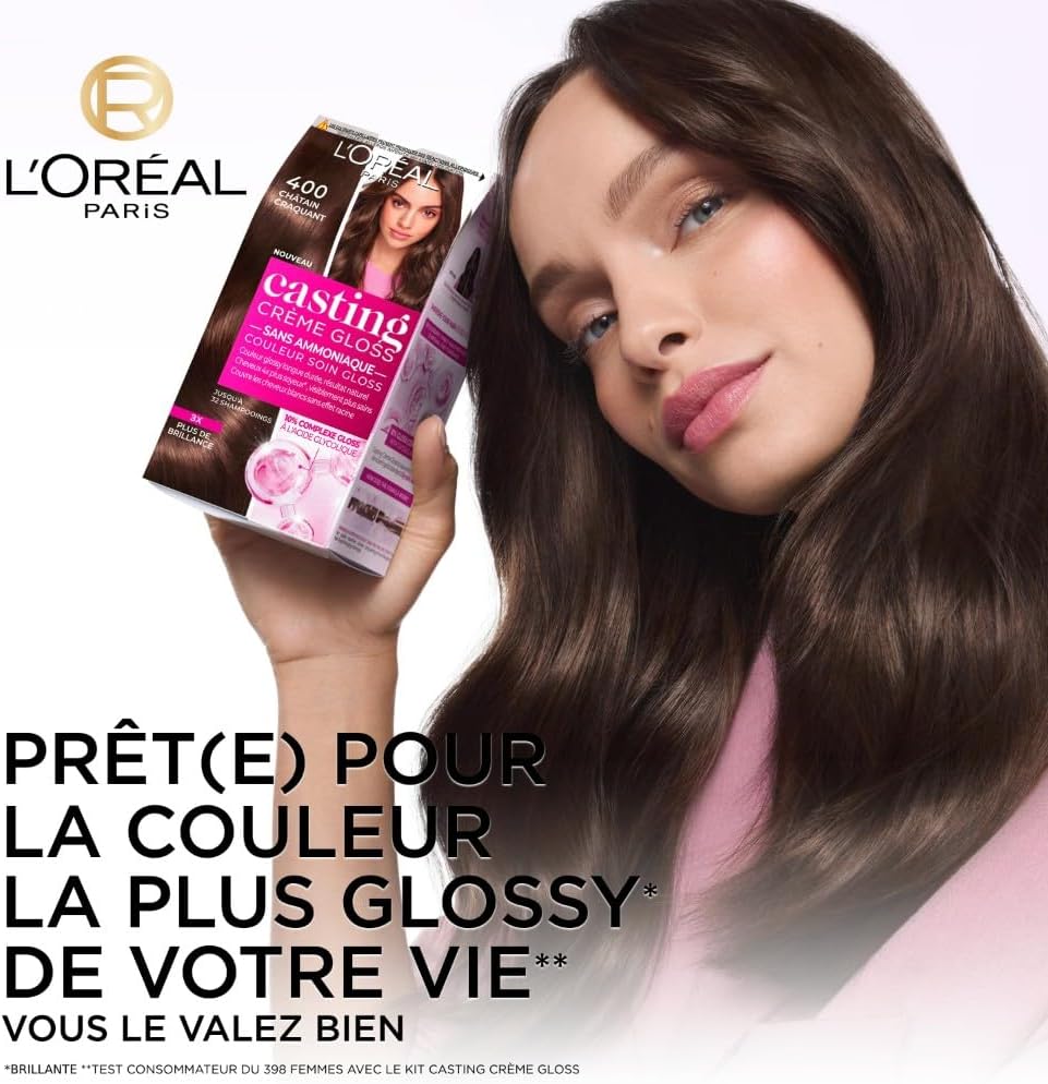 L'Oréal Paris - Casting Crème Gloss - semi-permanent, sans ammoniaque, soin gloss, blond 7.0