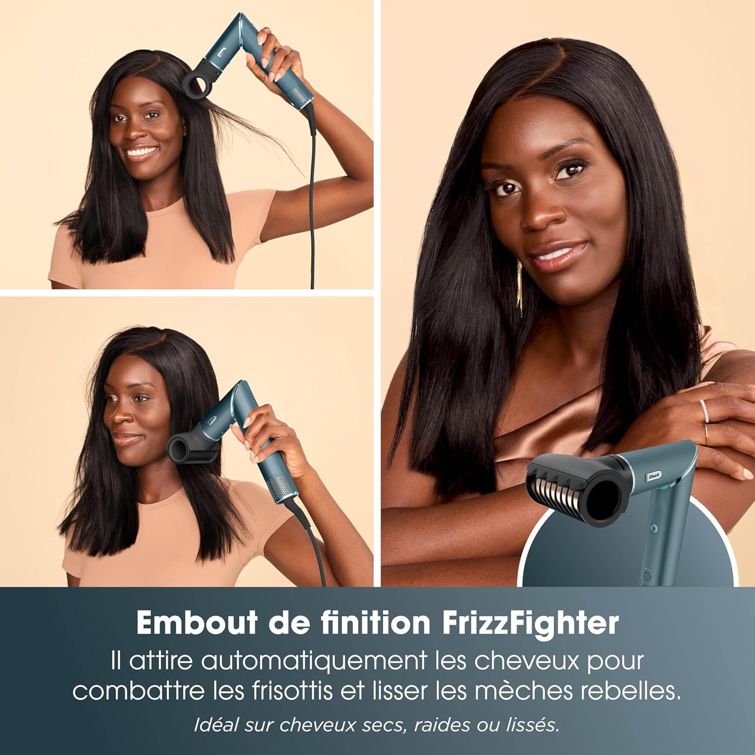 Shark - FlexStyle Air Styler - sèche-cheveux multi-accessoires, tous types de cheveux