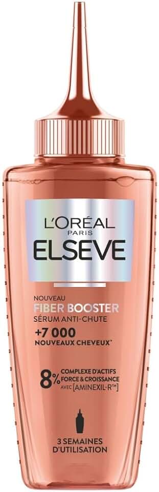 L'Oreal Paris - Elseve Fiber Booster - sérum anti-chute 6 semaines - stimule la pousse, enrichi Aminexil-R
