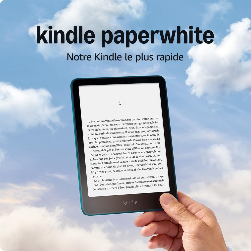 maxxi-dealz - Kindle Paperwhite nouvelle génération - 16 Go - écran antireflets, autonomie longue, Vert jade