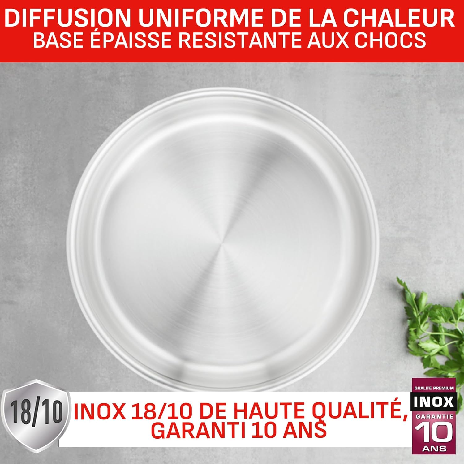 Tefal - Ingenio Preference On - 16/18/20 cm - inox induction poignée amovible, empilable L898S334