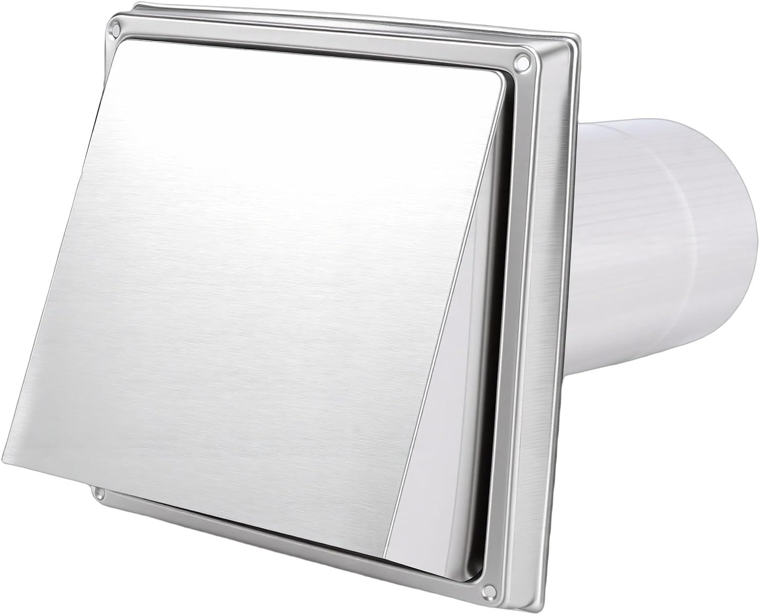 Fafeicy - Couvercle ventilation 4 pouces - inox, tuyau amovible