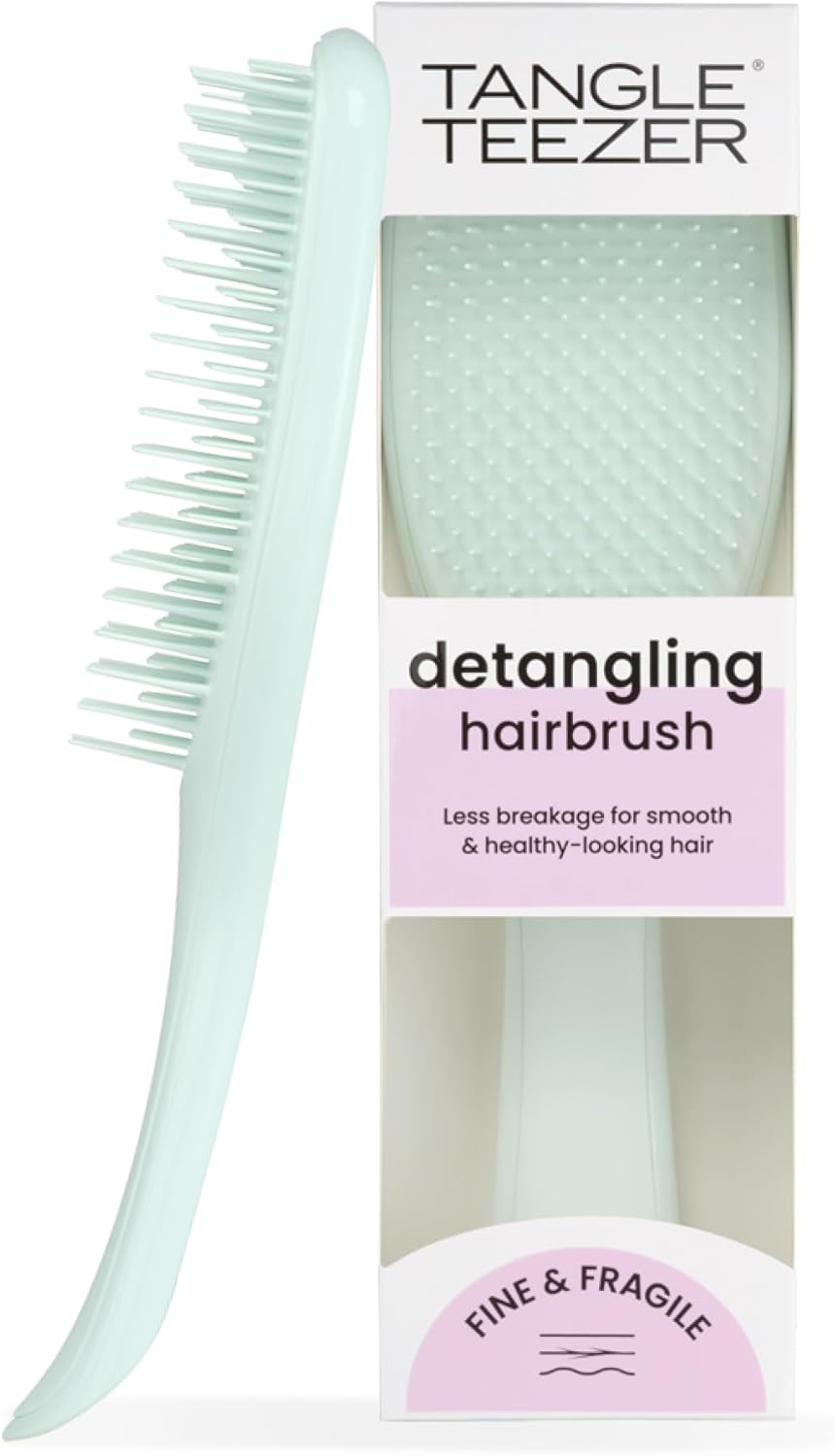 Tangle Teezer - Ultimate Detangler - Brosse cheveux fins, picots souples, anti-casse, Bleu Glacé