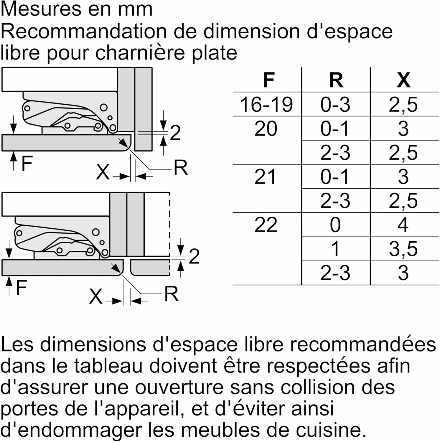 Bosch - réfrigérateur Série 4, 204L, encastrable, 122,5x56cm - KIR41VFE0