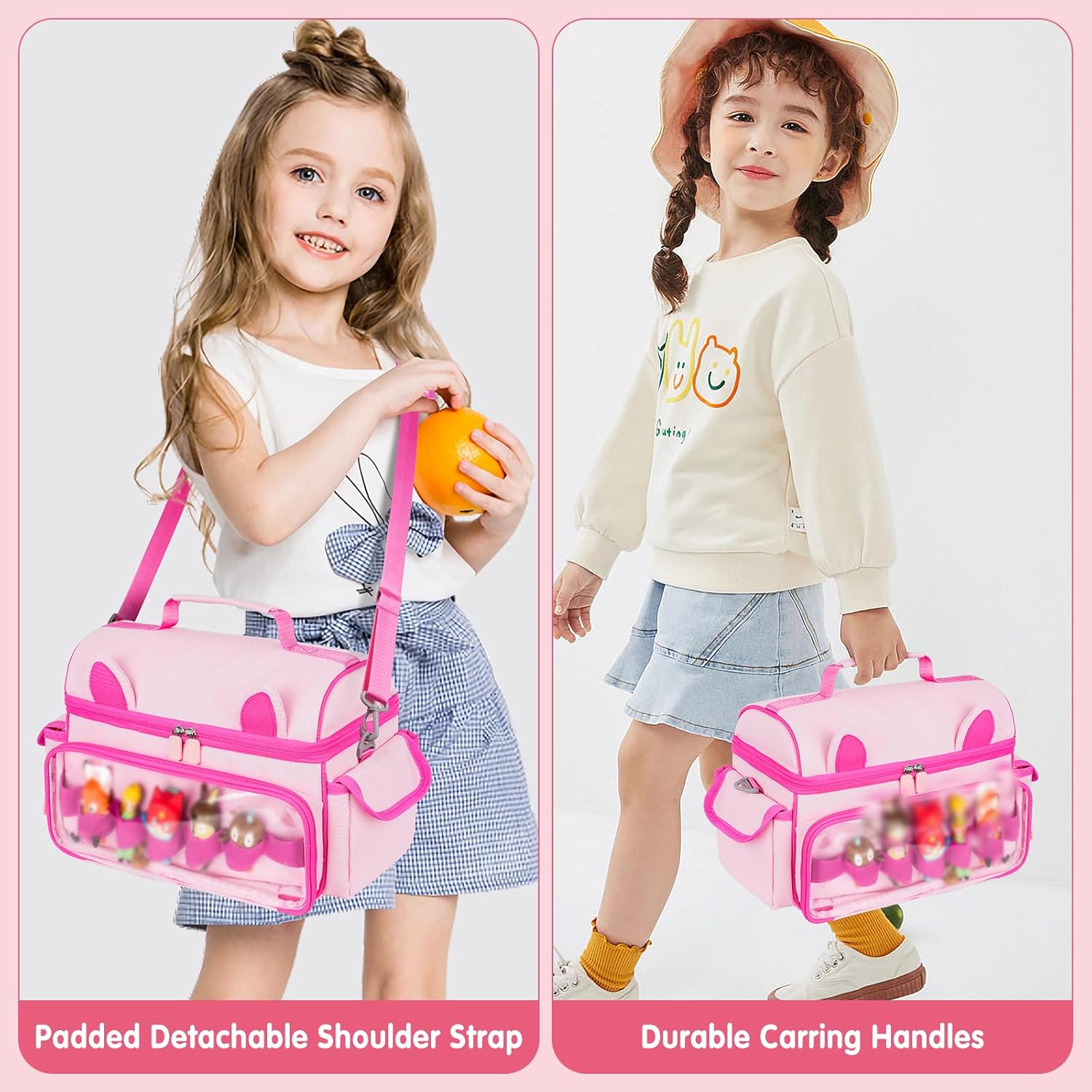 Étui de transport - compatible Toniebox 1/2 - rangement personnages et accessoires - compact, résistant