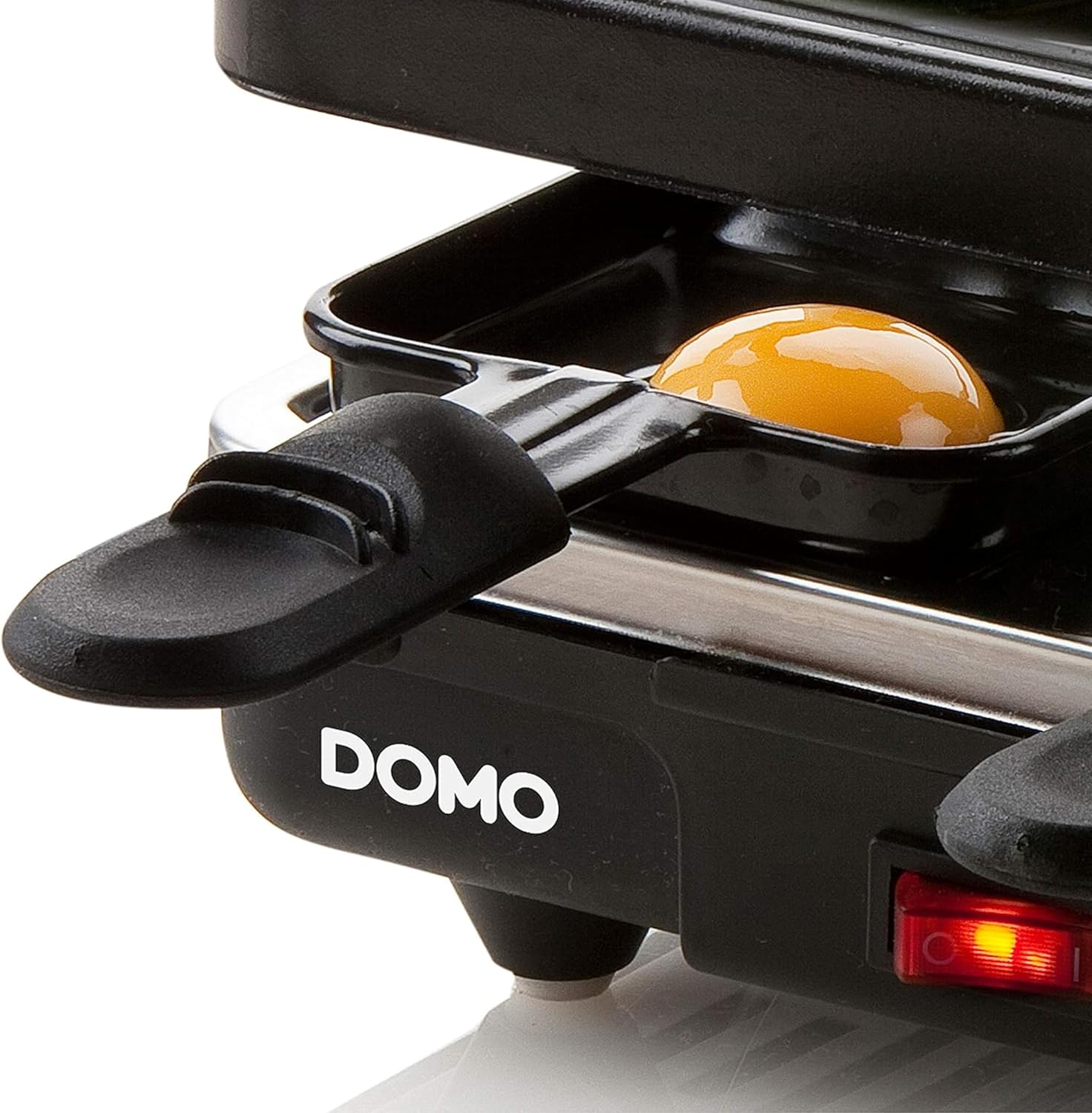 DOMO - Raclette-gril 4 pers, 600W, poêlons antiadhésifs, nettoyage facile - DO9147G
