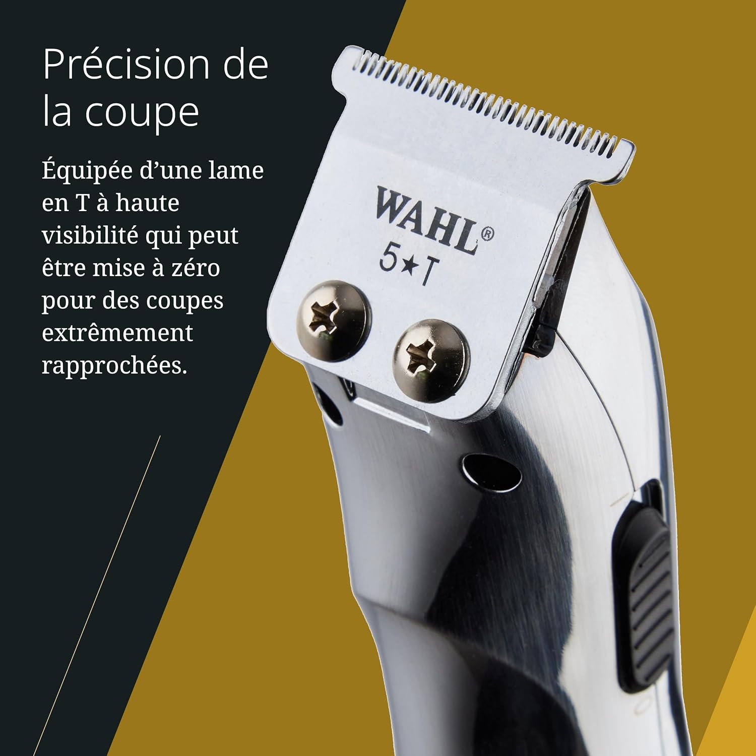 Wahl - A-LIGN - tondeuse visage/barbe, zones précises, compacte