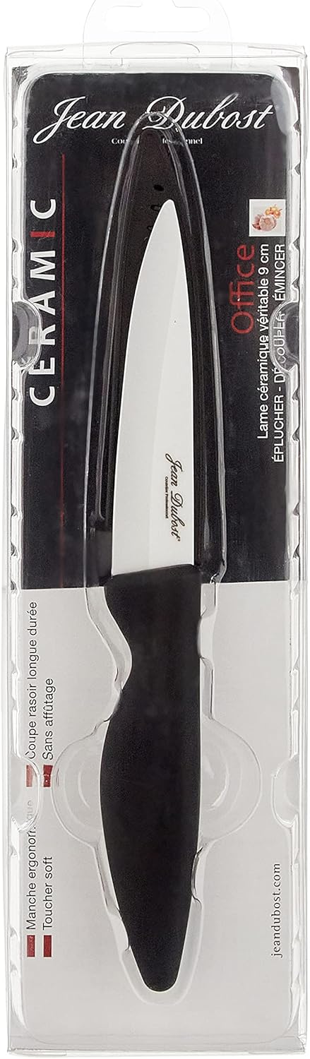 Pradel Jean Dubost - couteau céramique lame noire - lot de 2 - 1/10509