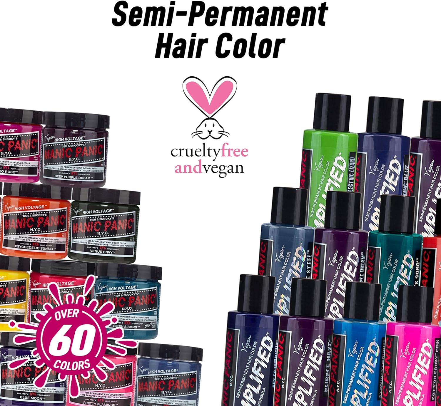 Manic Panic - Virgin Snow Classic Creme - 118ml - Vegan, semi-permanent, cruelty free