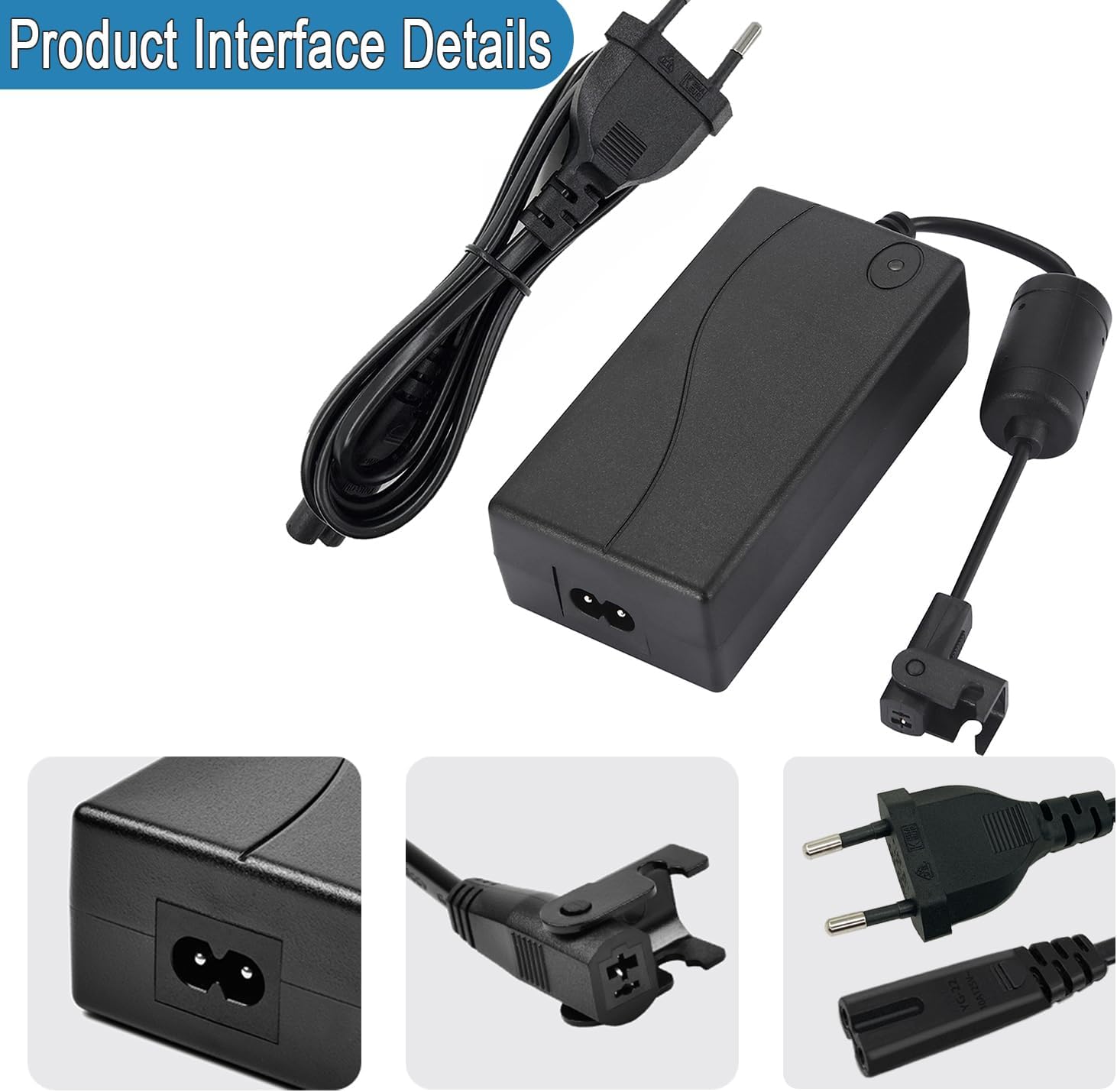 Adaptateur secteur fauteuil inclinable 29V 2A, câble inclus HWX